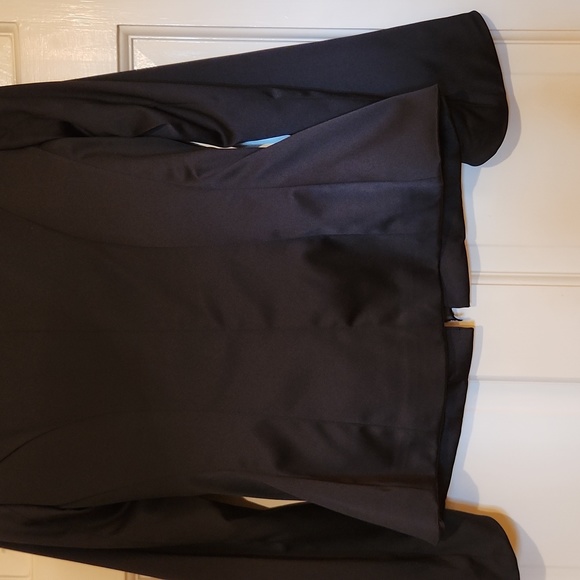 JS Signature tuxedo style black satin jacket Size 4 - Picture 10 of 10